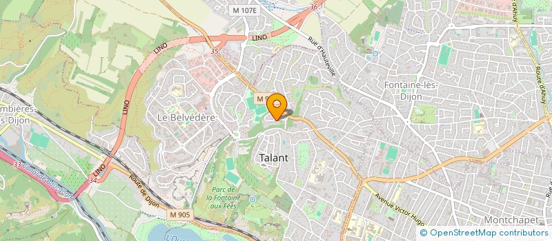 localisation de l'entreprise AXEL 4  TALANT