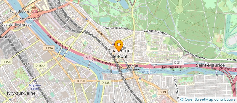 localisation de l'entreprise AXEL  CHARENTON-LE-PONT