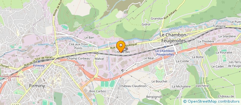 localisation de l'entreprise AXEL à LE CHAMBON-FEUGEROLLES