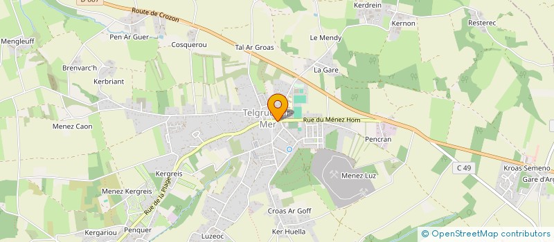 localisation de l'entreprise AXEL à TELGRUC-SUR-MER