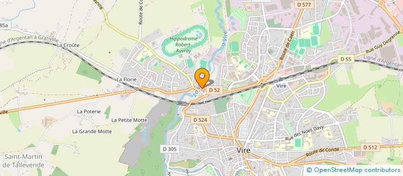 localisation de l'entreprise AXEL à VIRE-NORMANDIE