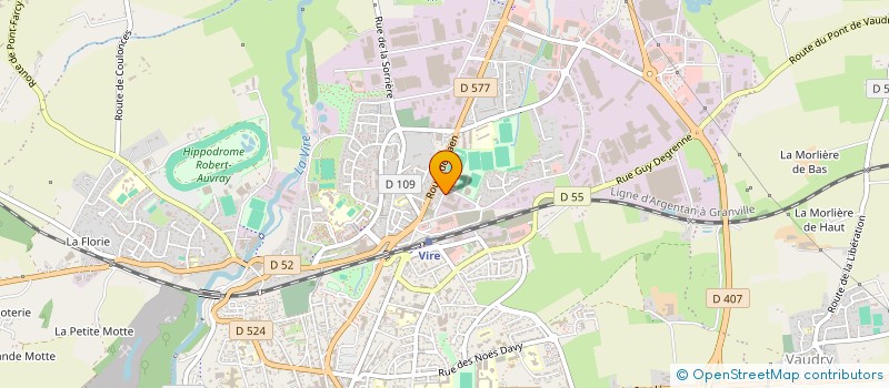 localisation de l'entreprise AXEL  VIRE NORMANDIE