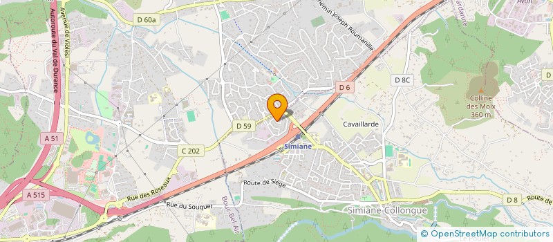 localisation de l'entreprise AXEL  SIMIANE-COLLONGUE