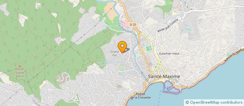 localisation de l'entreprise AXEL BOURRELLY-BATIMENT ET TRAVAUX PUBLICS A.B.-B.T.P. à SAINTE-MAXIME