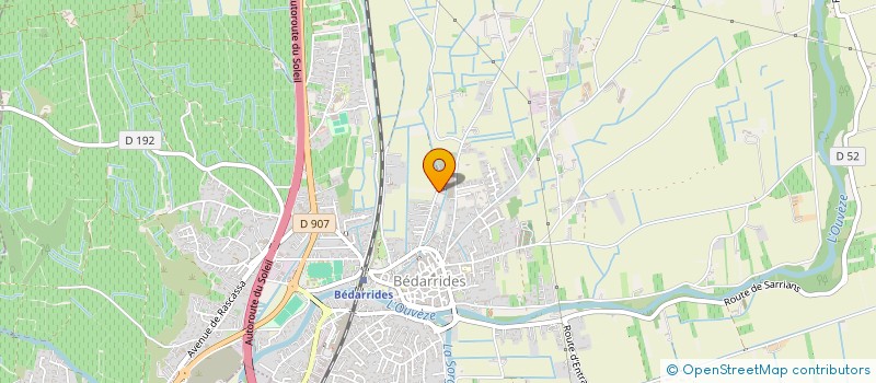 localisation de l'entreprise AXEL & CHARLY  BEDARRIDES