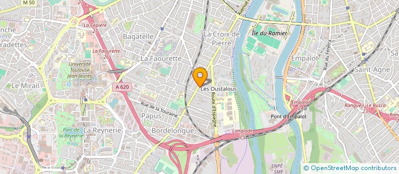 localisation de l'entreprise AXEL CLIENT.COM à TOULOUSE