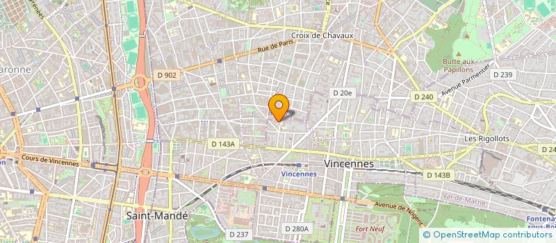 localisation de l'entreprise AXEL CONCEPT  VINCENNES