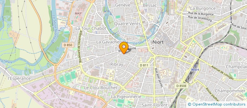 localisation de l'entreprise AXEL DE MALHERBE CONSEILS à NIORT