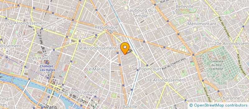 localisation de l'entreprise AXEL DENTAIRE à PARIS