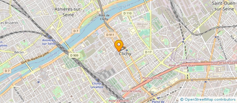 localisation de l'entreprise AXEL DREAM à CLICHY