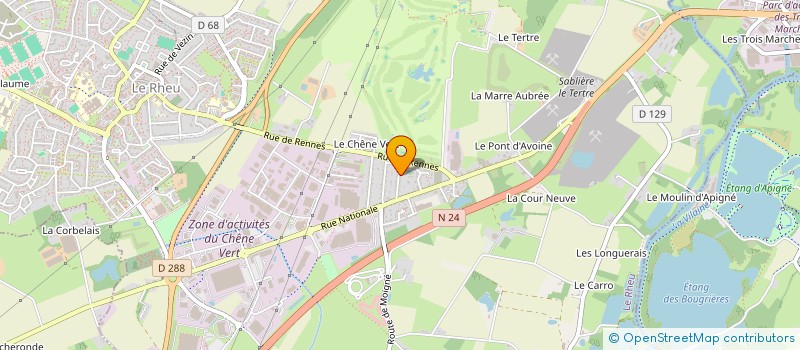 localisation de l'entreprise AXEL DUBOIS TECHNOLOGIES à LE RHEU