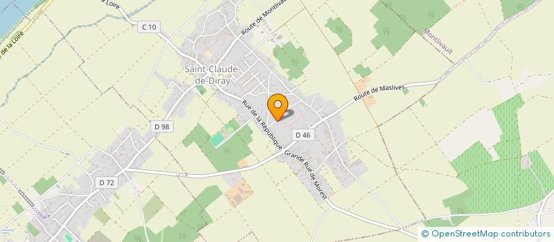 localisation de l'entreprise AXEL'EAU  SAINT-CLAUDE-DE-DIRAY