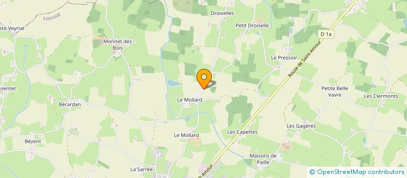 localisation de l'entreprise AXEL ET BOIS  FOISSIAT