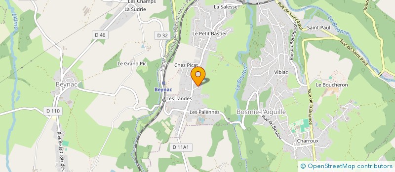 localisation de l'entreprise AXEL ET SEB  BOSMIE-L'AIGUILLE