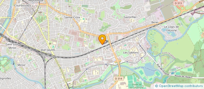 localisation de l'entreprise AXEL IMMO  LE MANS