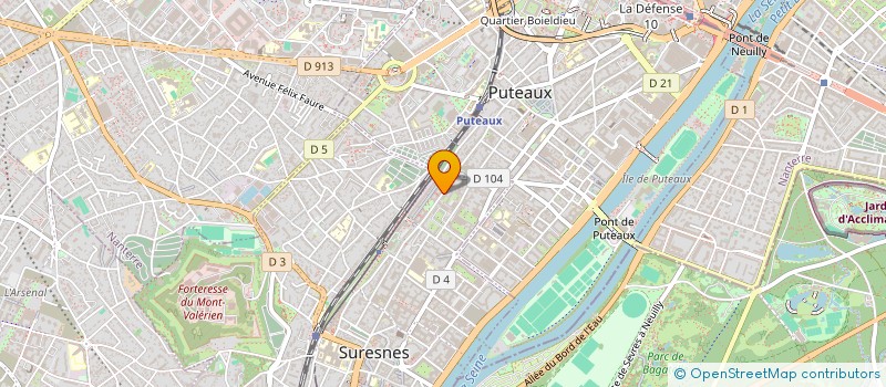 localisation de l'entreprise AXEL IT à SURESNES