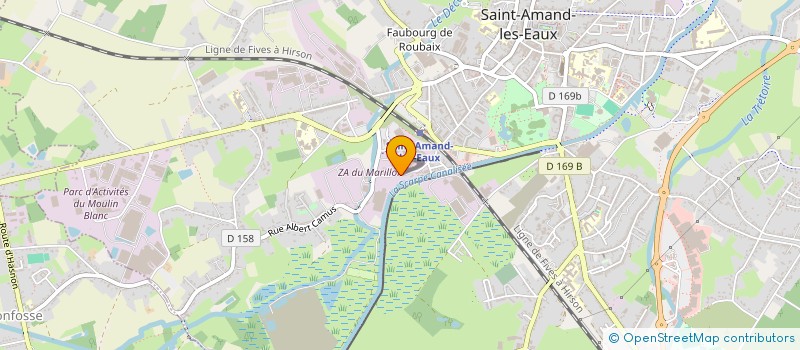 localisation de l'entreprise AXEL JORDANE CONCEPT à SAINT-AMAND-LES-EAUX