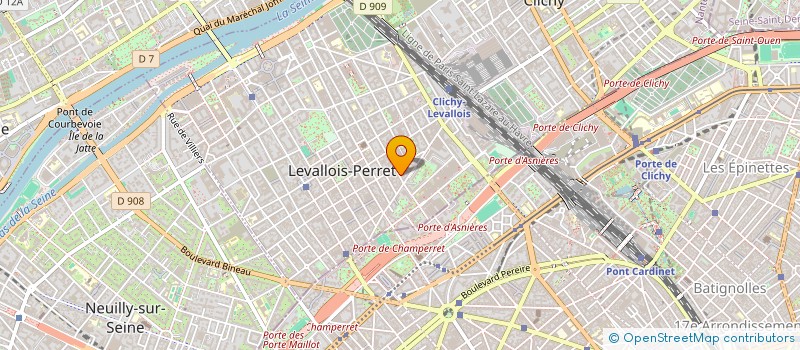localisation de l'entreprise AXEL LEVALLOIS SERVICES à LEVALLOIS-PERRET
