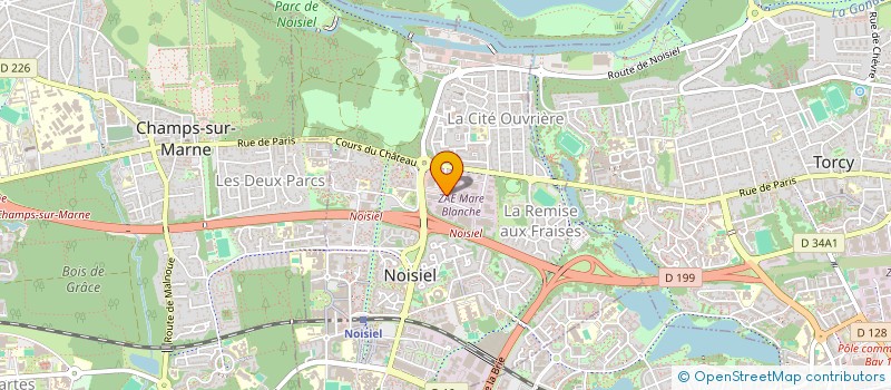 localisation de l'entreprise AXEL LOISIRS à NOISIEL