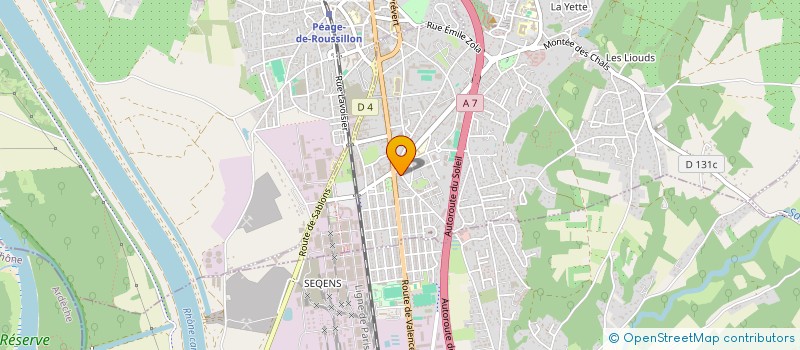 localisation de l'entreprise AXEL MENUISERIE  ROUSSILLON