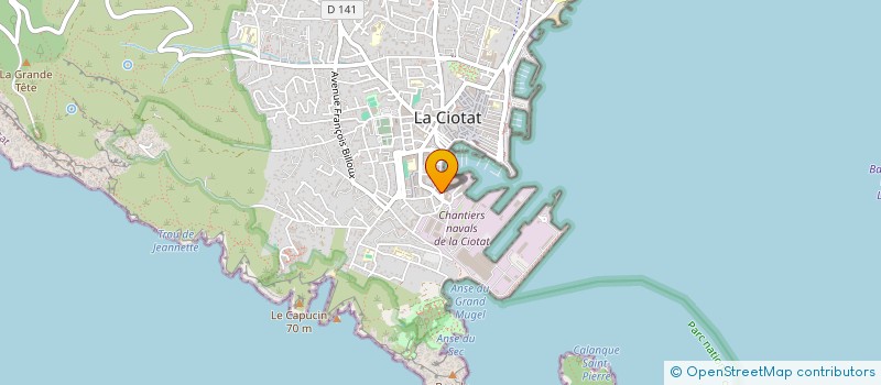 localisation de l'entreprise AXEL PLOMBERIE  LA CIOTAT