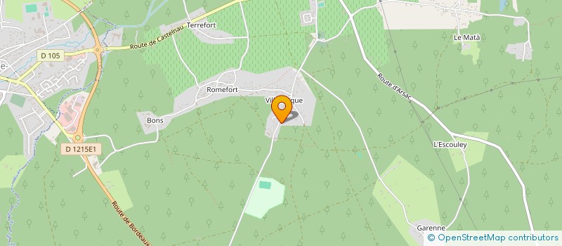 localisation de l'entreprise AXEL'R  AVENSAN