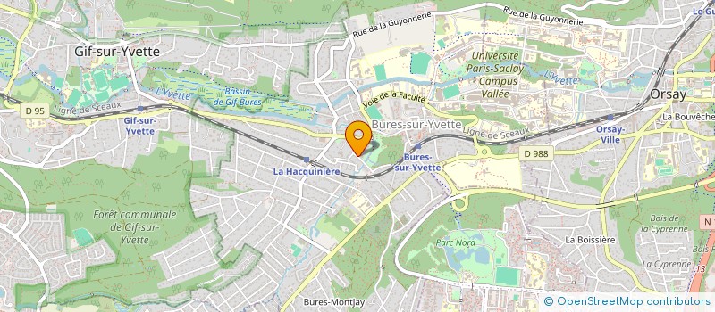 localisation de l'entreprise AXEL TAXI PARISIEN à BURES-SUR-YVETTE