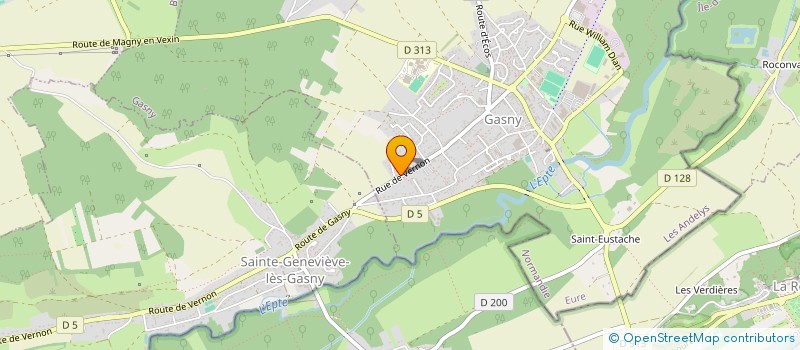 localisation de l'entreprise AXEL TP  GASNY