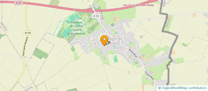 localisation de l'entreprise AXELANTO à CAMPHIN-EN-PEVELE