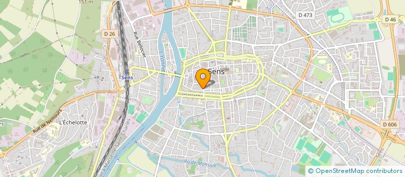 localisation de l'entreprise AXELASER GRAFIK'S à SENS