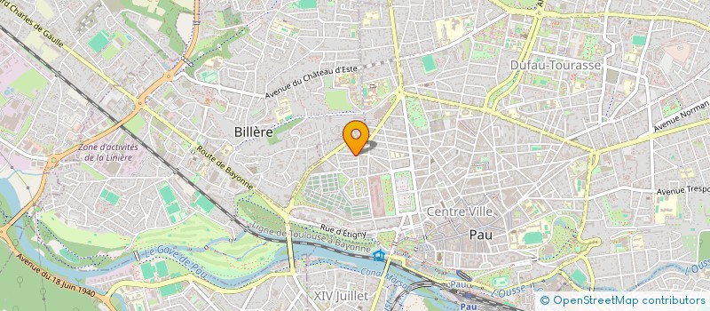 localisation de l'entreprise AXELEA à PAU