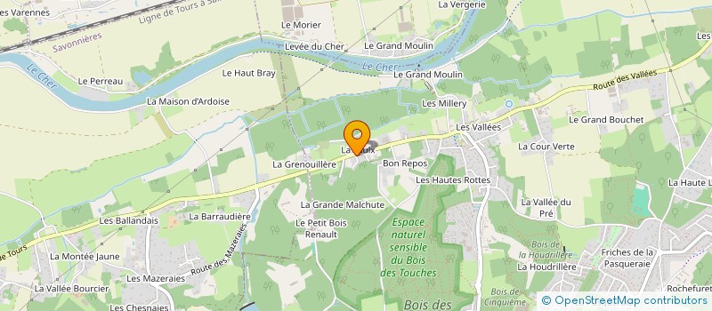 localisation de l'entreprise AXELIA IMMO  BALLAN-MIRE