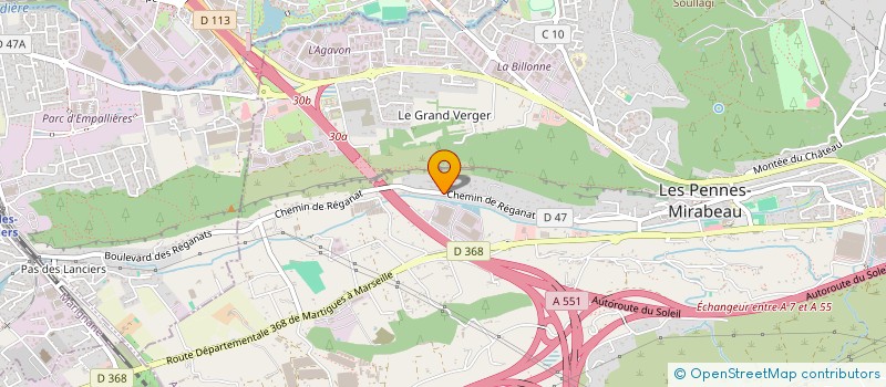 localisation de l'entreprise AXELIANA à LES PENNES-MIRABEAU