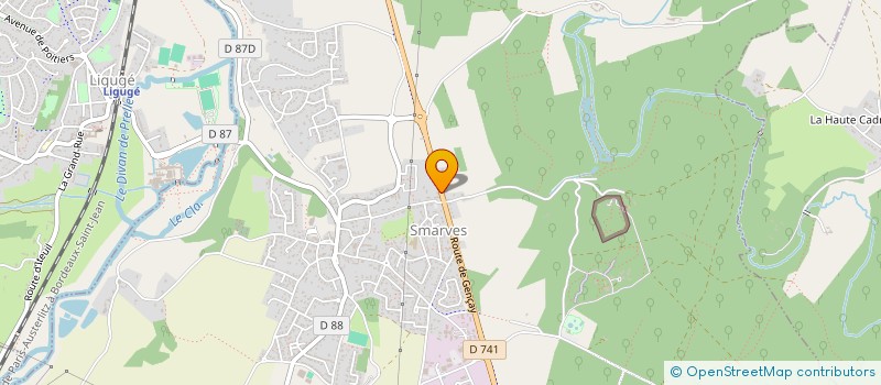 localisation de l'entreprise AXELIE  SMARVES