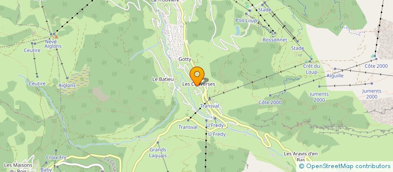 localisation de l'entreprise AXELINE à LA CLUSAZ