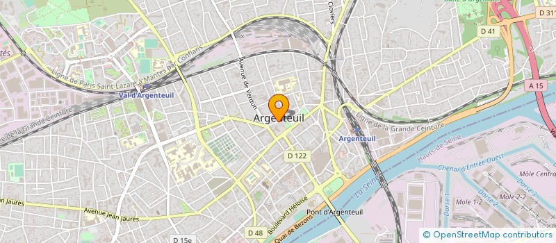 localisation de l'entreprise AXELIOS à ARGENTEUIL