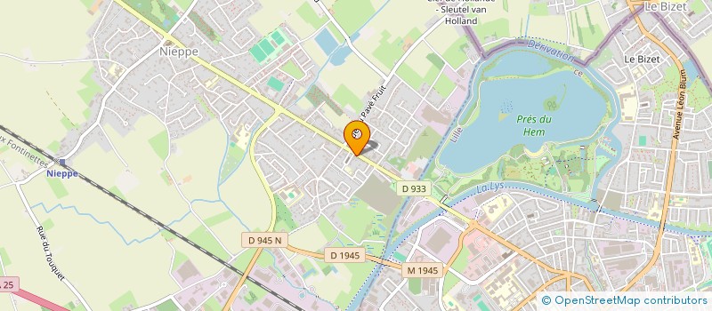 localisation de l'entreprise AXELIS  NIEPPE