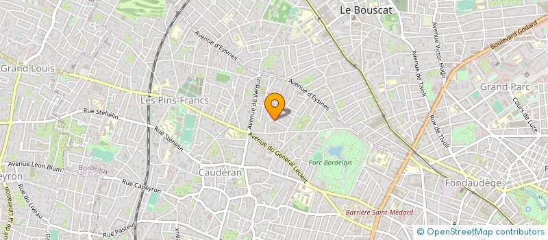 localisation de l'entreprise AXELIS à BORDEAUX