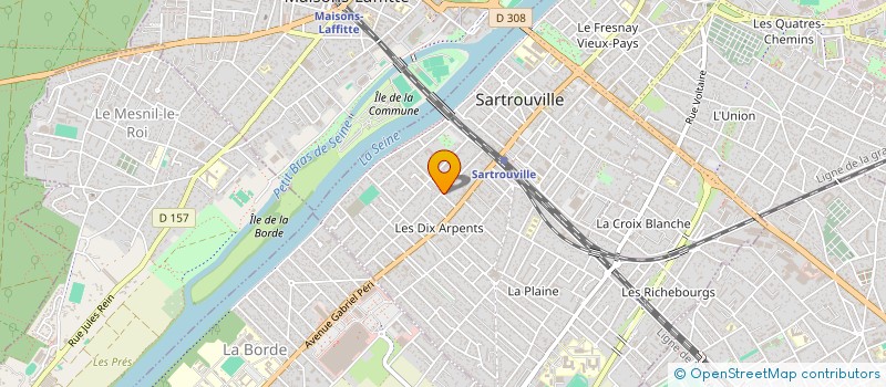 localisation de l'entreprise AXELIS CONSULTING à SARTROUVILLE