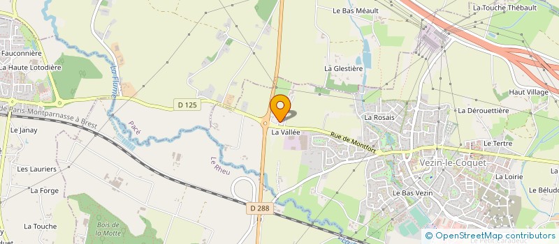 localisation de l'entreprise AXELIS TERTRE à VEZIN-LE-COQUET