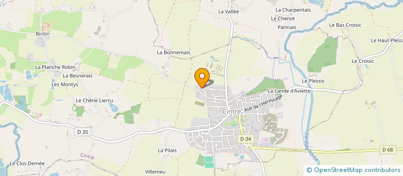 localisation de l'entreprise AXELISE  CINTRE