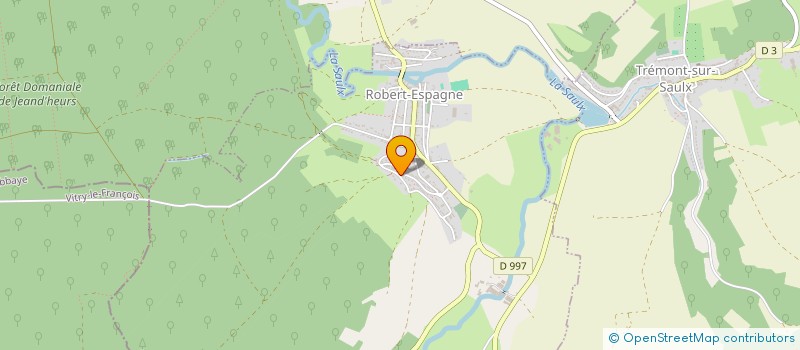 localisation de l'entreprise AXELIUM 52-55 à ROBERT-ESPAGNE