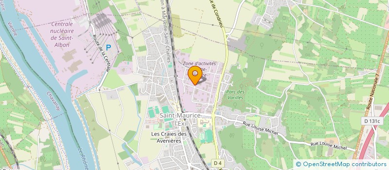 localisation de l'entreprise AXELJULIA  SAINT MAURICE L'EXIL