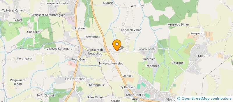 localisation de l'entreprise AXELL  PLEUVEN