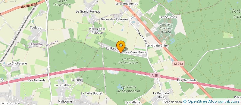 localisation de l'entreprise AXELLAUR  ESVRES