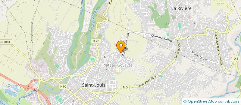 localisation de l'entreprise AXELLE ANNAELLE  SAINT-LOUIS