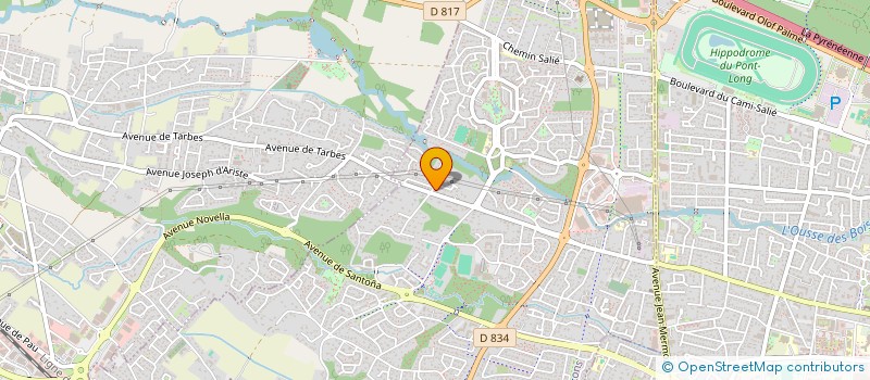 localisation de l'entreprise AXELLE AUTO  LONS