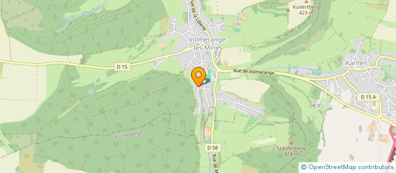 localisation de l'entreprise AXELLE.M  VOLMERANGE-LES-MINES