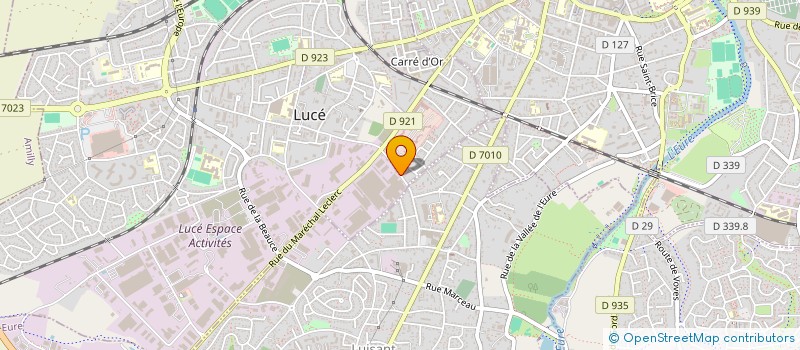 localisation de l'entreprise AXELLE RAZA à LUCE