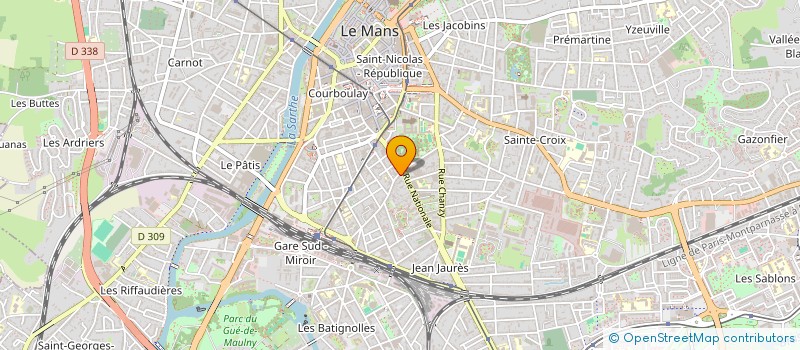 localisation de l'entreprise AXELLE.T  LE MANS